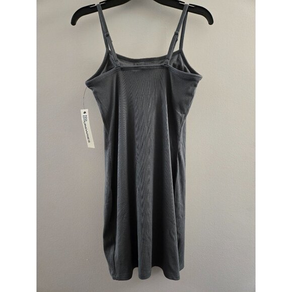 NWT Women’s Green Ribbed Cami Mini Dress – Size XS (0–2) – Summer Style - Picture 5 of 6